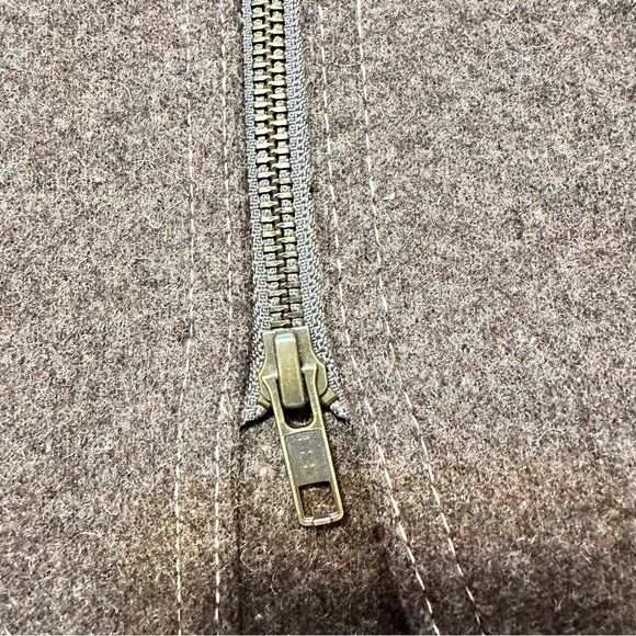 Purnell Wool Blend Zippered Brown Mini Skirt Size 4 - Picture 5 of 16